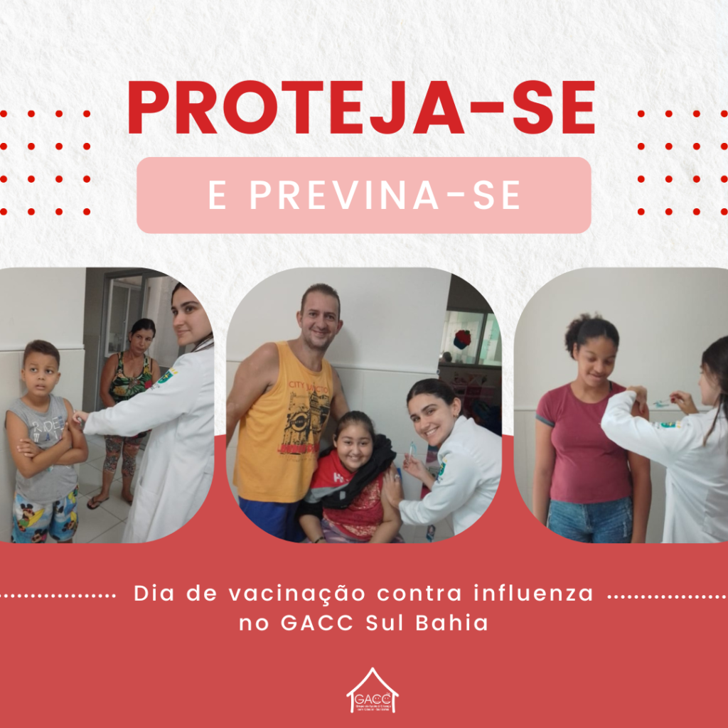 Dia D de vacinação contra a Influenza no GACC Sul Bahia