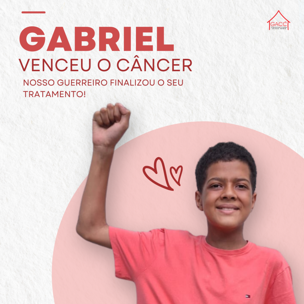 Gabriel venceu o câncer!
